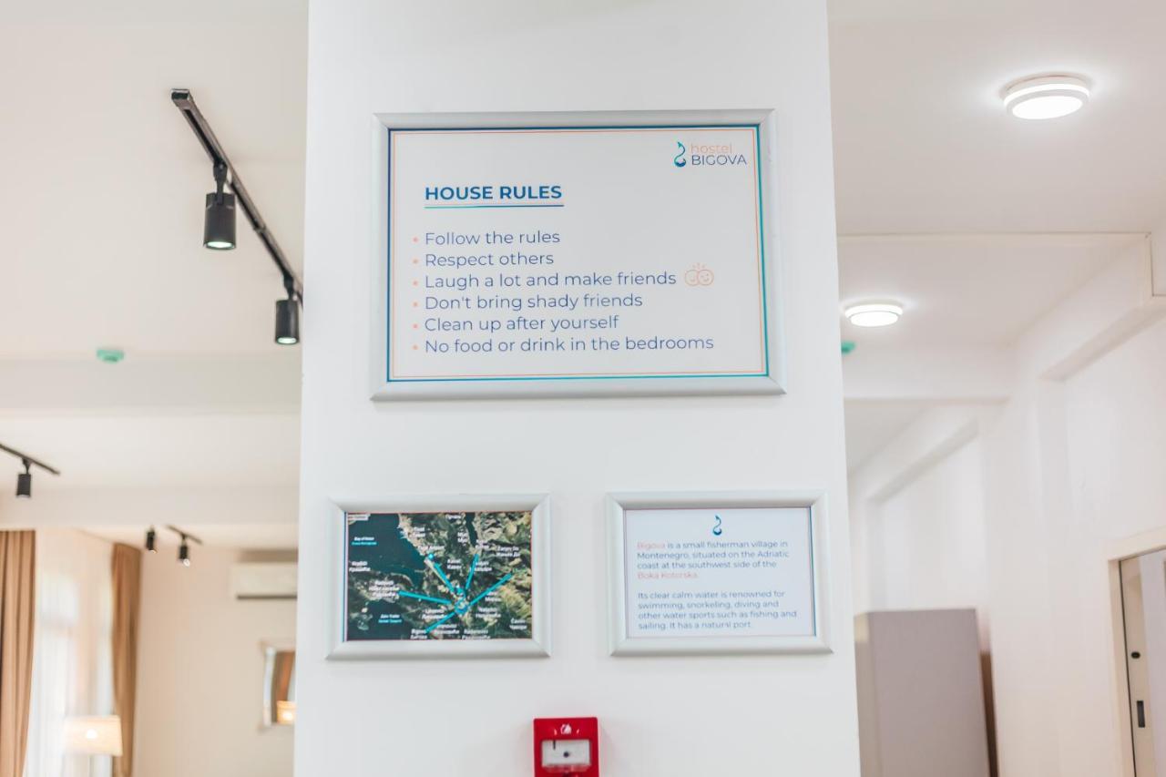 Hostel Bigovaコトル エクステリア 写真